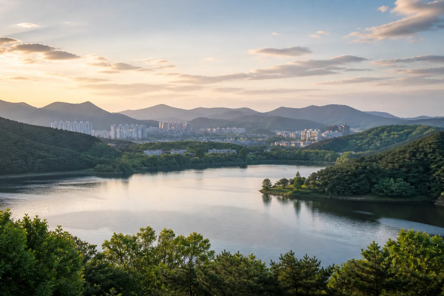 충북 지역을 대표하는 도시와 자연 풍경