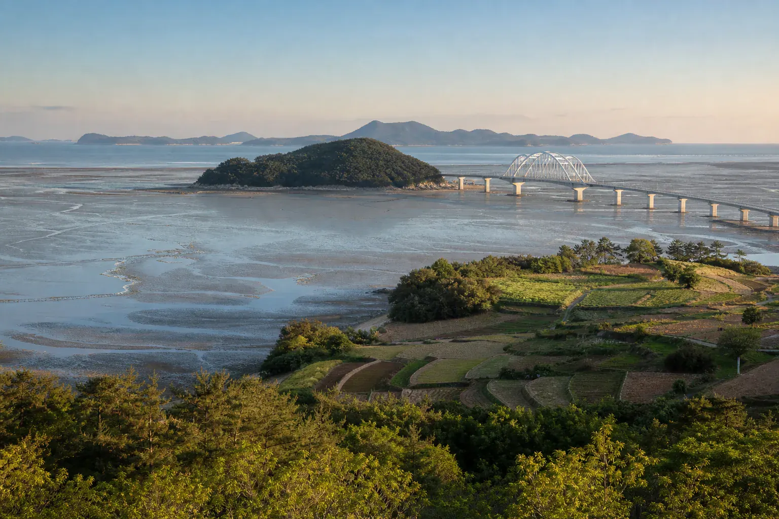 충남 지역을 대표하는 도시와 자연 풍경